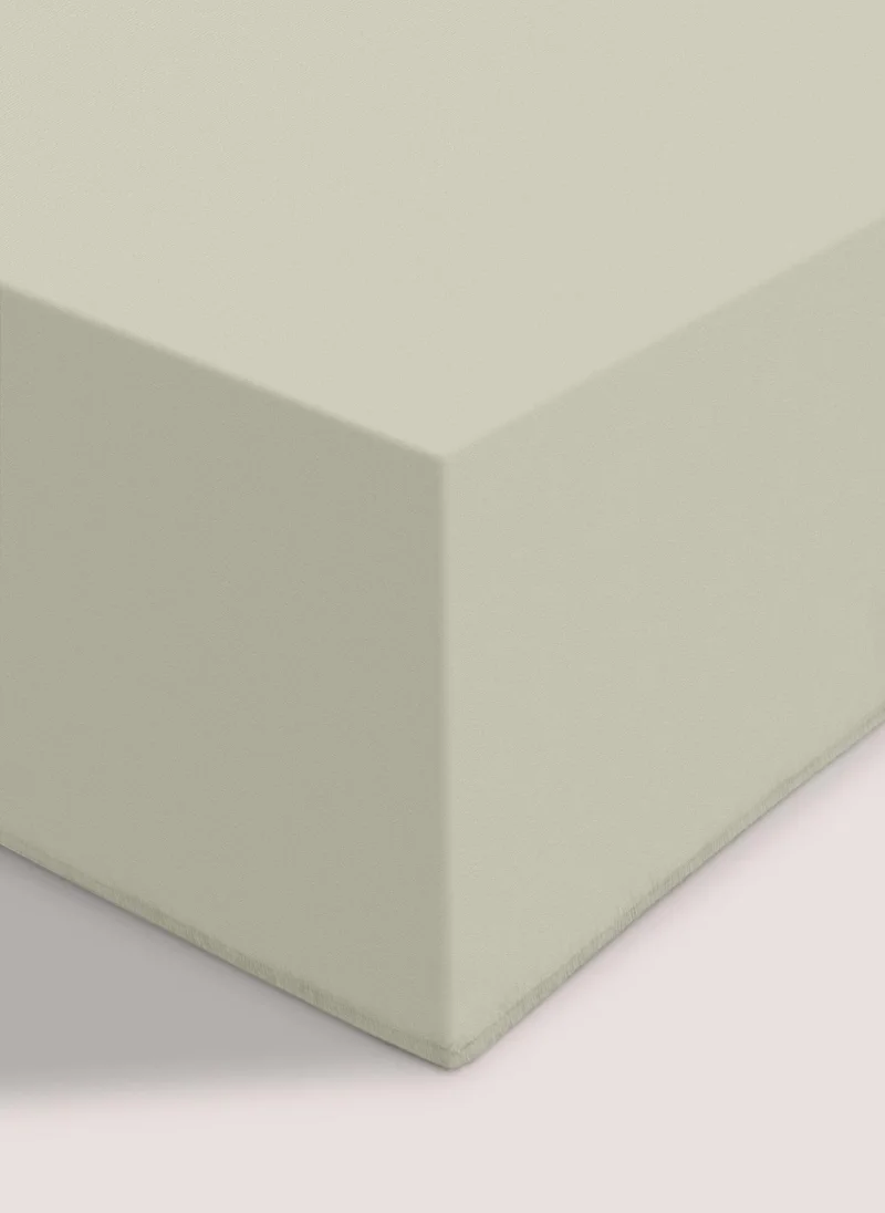 Matalan Green Cotton Deep Fitted Bed Sheet (180 Thread Count)